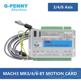 Controller XHC Ethernet 3/4/6 Axis Mach3 CNC Motion Control Card Frequentie 2000kHz Controller Breakout Board voor stappenmotor/servomotor