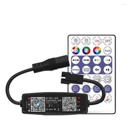 Controllers Bluetooth LED Pixels Controller met 28Keys Remote DC of USB voor WS2812 SK6812 WS2811 Strip DC5-24V