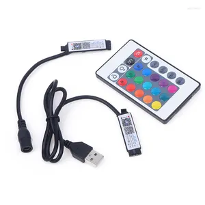 Controllers huishouden mini bluetooth compatibele controller led light strip tijdschakeling meerdere muziekmodus voor rgb smart app control