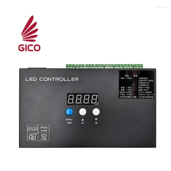 Contrôleurs Contrôleur LED 8 ports Cocoa Output DMX512 L SPI Signaux de données