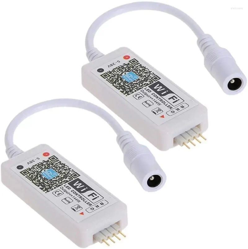 コントローラーRGB RGBW WiFiコントローラーDC12V-24V LEDストリップパネルライトタイミング機能16millionスマートフォンコントロール