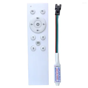 Contrôleurs Running Water Pixel Light Controller 12Key Télécommande RF sans fil pour 12V 24V WS2811 2835 Bande LED adressable couleur unique