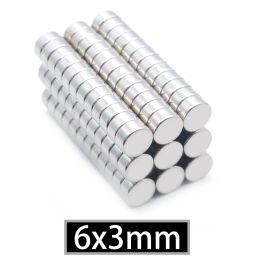 Controls 10/30/100/200 Pcs 6x3 Neodymium Magnet 6mm X 3mm N35 Ndfeb Round Super Powerful Strong Permanent Magnetic Imanes Disc 6x3