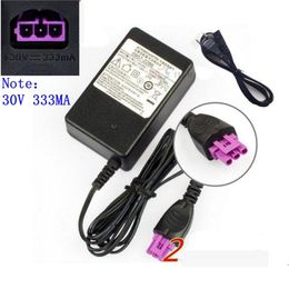 Bedieningselementen 30V 333MA Printer AC voeding Adapter voor HP Deskjet 09572286 1050 1000 2050 2000 2060 Printer met AC -kabel