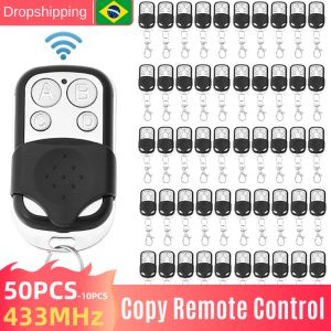 Bedieningselementen 5010PCS 433MHz Kopie Remote Control 4 Knoppen Universele elektrische garagedeur Poortopener Remote Duplicator -auto kwam afstand