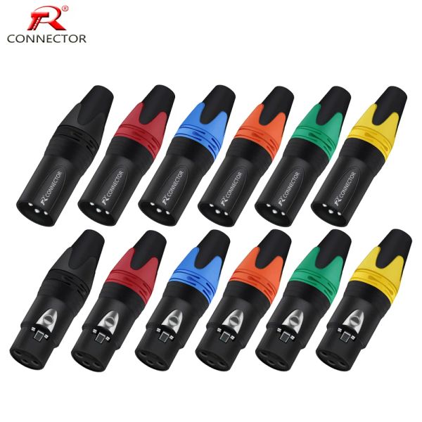 Contrôles 8PCS / 4SETS NC3MXXNC3FXX XLR Connecteur, 3pin, XLR Microphone Mic Male Plugfemale Jack Jack, 7Colors disponible