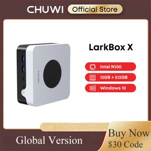 Contrôles Chuwi Larkbox X Mini PC Intel N100 Game Pc Uhd Graphics pour processeurs Intel de 12e génération 12 Go de RAM 512 Go SSD Wifi 6 ordinateur de bureau