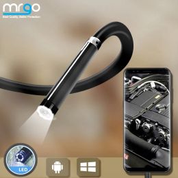 Besturt Endoscope Camera Flexibele mobiele borescope telefoon USB voor auto's endoscoop voor Android -smartphone endoscopische camerasonde CType C