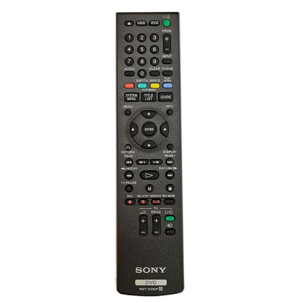 Contrôles Nouveaux RMTD250P pour l'enregistreur DVD Sony Remote Control RDRHX680 RDRHX785 RDRHX950