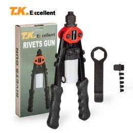 Regelt Rivet Gun Tool HEAVE DUIDE RIVETER Tool Pop Rivets Equiping Hand Blind Riveter Manual Ranceting Tool