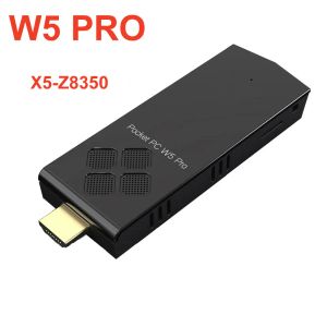 Commandes W5 Pro Pocket PC Stick X5Z8350 Windows 10 Pro 8 Go 128 Go 2,4g / 5g Dual Band WiFi BT4.2 USB 4K HD Mini PC Portable Computer