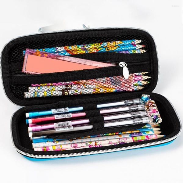 Étui de rangement pour stylo en forme de voiture élégant et pratique crayon résistant aux chutes fournitures scolaires tridimensionnelles