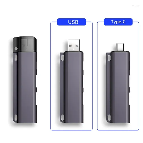 Conveniente USB2.0 HUBS/USB C HUBS Expander para computadoras portátiles PC PABLETS USB Splitters OTG Administración de dispositivos eficientes