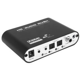 Convertisseur 5.1 CH Décodeur audio SPDIF coaxial vers RCA DTS AC3 Digital TO 5.1 Amplificateur analogique Convertisseur pour PS3, lecteur DVD,