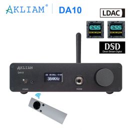 Convertisseur Akliam DA10 Dual ES9038Q2M DAC QCC5125 Bluetooth LDAC DSD512 DÉCODER AUDIO