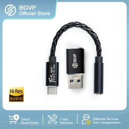 Convertisseur BGVP T01S DAC DÉCODITIONS AUDIO HIFI Amplificateur USB Typec à 2,5 / 3.5 / 4.4 mm