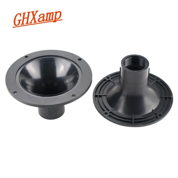 Convertidor GHXAMP 127 mm Twiter Horn Round Round Bouth Torny Interfaz de la bocina Altavoz Profesional ABS Placa adaptadora de asta de plástico 2 PCS