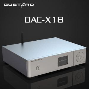 Converter GUSTARD X18 MQA DAC con ES9038 Pro Chip XU216 Procesador Bluetooth 5.0 Decodificador de audio HIFI PCM768 DSD512 LDAC HD