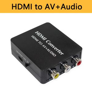 Convertisseur HDMI à AV RCA Audio SPDIF OPTICAL TOSLINK COAXIAL 1080P Convertisseur pour DVD PS3 avec câble USB