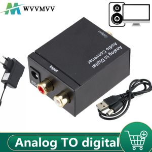 Convertisseur Dernier analogique à numérique ADC Convertisseur Optical Coax RCA TOSLINK ADAPTER ADAPTATEUR SONF SPDIF APPLE pour Apple TV pour le DVD Xbox 360