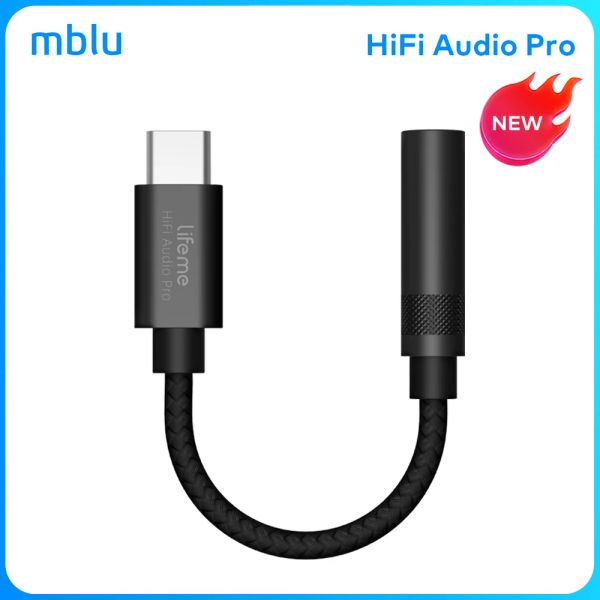 Convertisseur Meizu MBLU Lifeme Hifi Audio Pro Elecphone Amplificateurs Adaptateur HIFI Type C à l'adaptateur audio 3,5 mm CX31993 CHIP DAC 600Ω