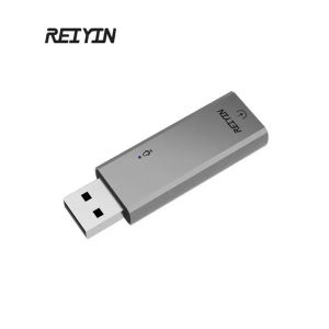 Convertisseur Reiyin USB Audio DAC 192KHz 24bit Optical Toslink Hifi Home Theatre Headset Adapter Portable Voice Chat Sound Card