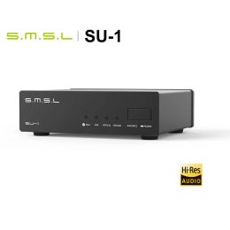 Convertisseur SMSL SU1 MQA AUDIO DAC HIRES HIFI MINI DECHETOP DECODER MQACD AK4493S XMOS PCM768 DSD512 USB dans Android iOS Win7 8 10 11 Su1