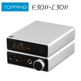 Converter Topping E30 Ii Decoder + Topping L30 II Amplificador de auriculares + cable RCA