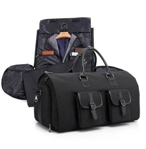 Convertible Travel Garment Bagcarry on Garment Duffel Bag For Men Women 2 In 1 hangende koffer pak zakelijke reistas K1400G3754795