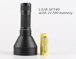 Convoi L21B SFT40 lampe de poche puissante Max 2000lm briquet torche par batterie 21700 pour camping randonnée autodéfense 7457039