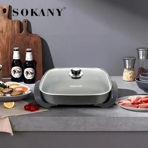 Kook als een professional met de SOKANY 1500W alles-in-één elektrische pan!