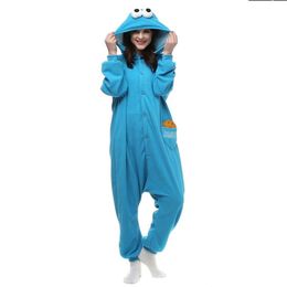 Costume polaire Kigurumi de dessin animé Monster Cookie pour adultes, pour Halloween, carnaval, fête du nouvel an, bienvenue Drop 311u