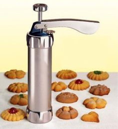 Cookie Press Machine Biscuit Maker Cake Making Decorating Gun Kitchen Aluminium Icing Sets T2005245683212
