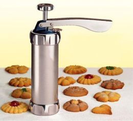 Cookie Press Machine Biscuit Maker Cake Making Decorating Gun Keuken Aluminium Icing Sets T2005243564168