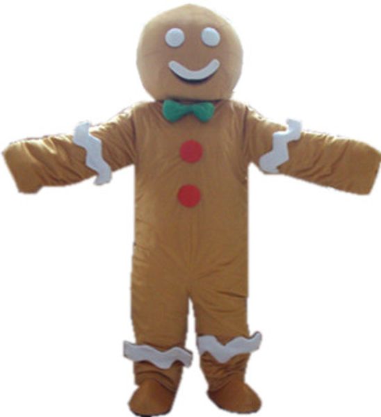 Biscuits bébé Costume de personnage de dessin animé mascotte de bonhomme en pain d'épice mascotte personnalisée