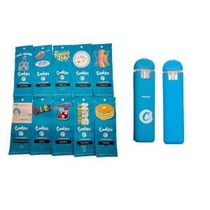 Cookies les plus récents jetables jetables encadré les jetables caligarettes E-cigarettes POD POD 380MAH VAPES RECHARAGEMENTABLE