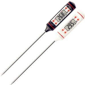 Cooking Food Probe BBQ Digital Thermometer Stainless Steel Household Food Meat Thermometer Probe Switchable Fahrenheit Kitchen Tool YL0197