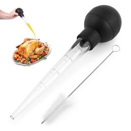 Cuisson cuisine poulet dinde volaille BBQ saveur alimentaire Baster seringue Tube pompe cuisson poulet dinde volaille viande BBQ nourriture