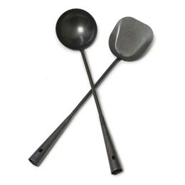 Utensilios de cocina Chef chino Sartén Cuchara Pala Plancha de mano Saludable Juego sin recubrimiento Olla 230726