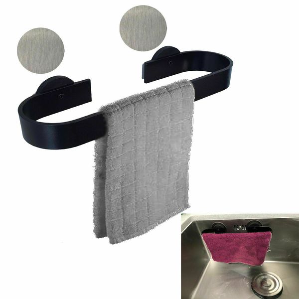 Ustensiles de cuisine porte-serviettes magnétique pour évier de cuisine avec plaque en métal 230714