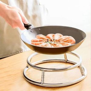 Ustensiles de cuisine universel Wok Pan Support support anneau rond taille inférieure pour cuisinière à gaz poêles à frire fournitures de cuisine 221114