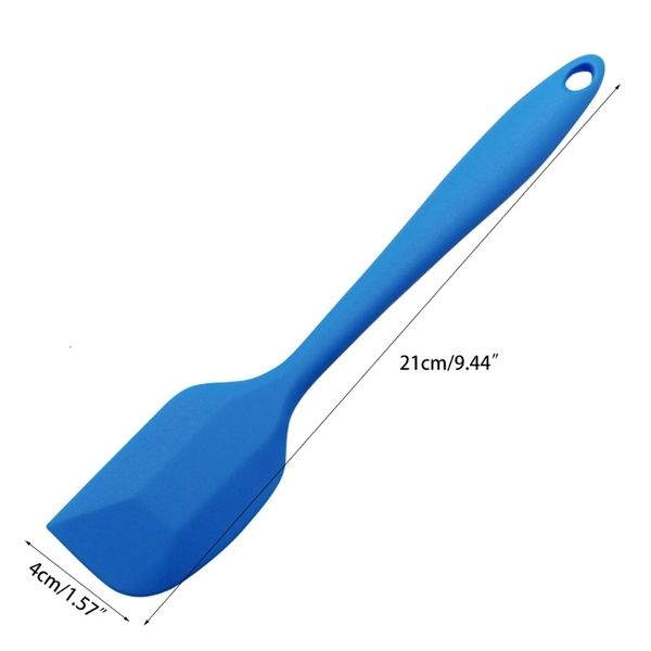 Pièces d'ustensiles de cuisine spatule en Silicone, caoutchouc antiadhésif résistant à la chaleur pour la cuisson et le mélange 221114