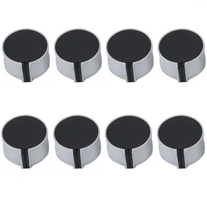 Juegos de utensilios de cocina 8 PCS Perilla de la estufa de gas 8 mm Interruptor de control de la cocina Perillas del horno Perillas de la estufa para accesorios de reemplazo de la cocina