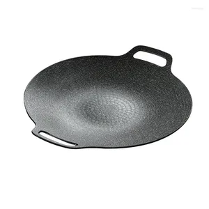 Kookgerei Sets Barbecue Plaat Outdoor Tarwe Rijst Steen Huishoudelijke Non-stick Pot Commerciële Ijzer Groothandel Fabriek Direct Levering