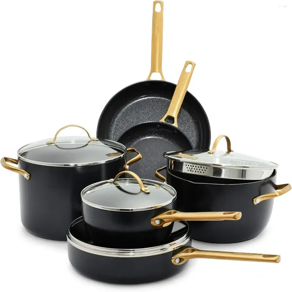 Ensemble d'ustensiles de cuisine Cocina's Kitchen Supplies Professional Non Stick Pot Set Promotion détachable Promotion Special Prix -66%