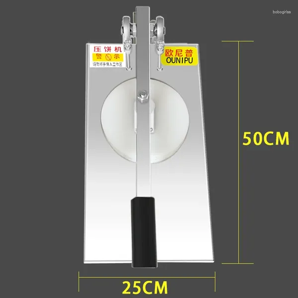 Batterie de cuisine définit la presse à pâte à pizza manuelle commerciale 12-24 Cm