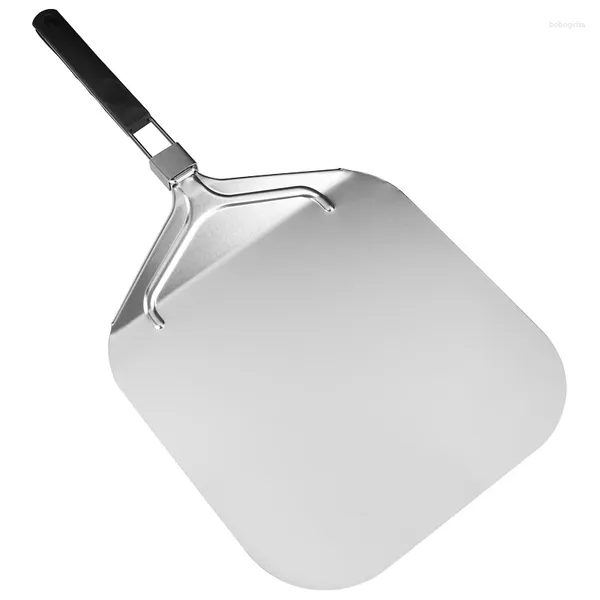 Conjuntos de utensilios de cocina Cáscara de pizza de aluminio plegable para piedra Uso profesional en el hogar Pala para hornear y pastel en la parrilla del horno