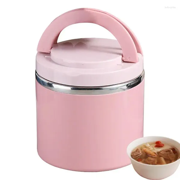 Ensembles d'ustensiaux de cuisine Déjeuner thermique pour les enfants Boîte à soupe de stockage alimentaire 630 ml