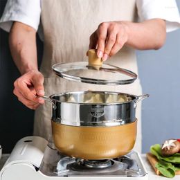 Ustensiles de cuisine Ensembles de casseroles antiadhésives Cuisson du chocolat et du fromage Fondue Cuisine Lait Ramen Soupe Pot à frire Spaghetti Pâtes