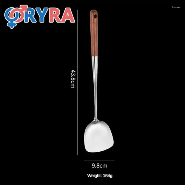 Ensembles d'usage de cuisine Spoon en acier inoxydable, temps de temps de cuisson de couleur primaire robuste Ustensiles de cuisson durable